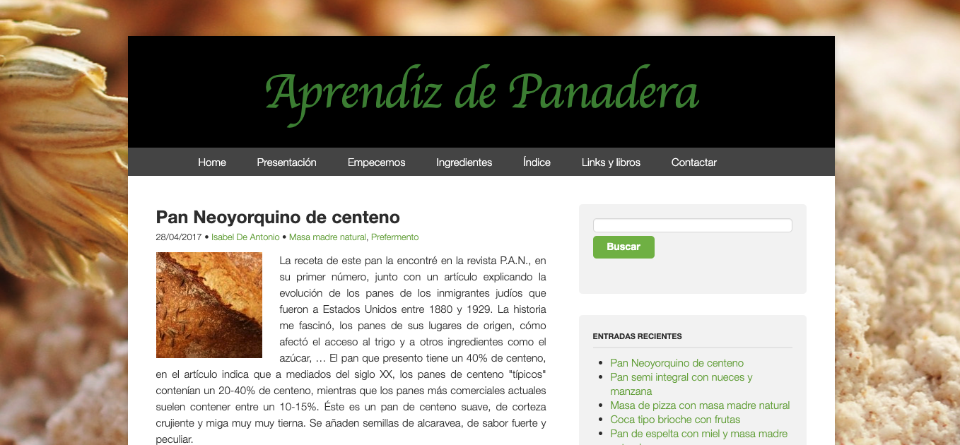  Aprendiz de panadera